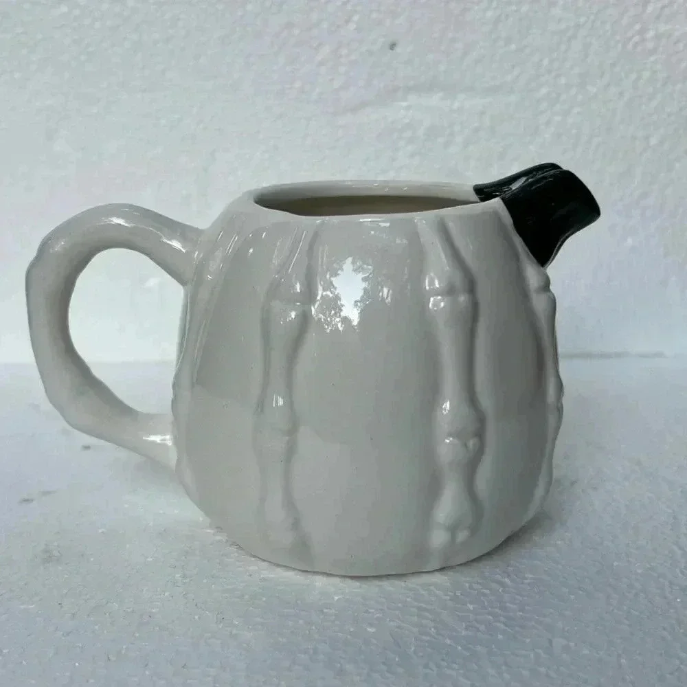 Pumpkin Bones Halloween Milk Cream & Sugar Set